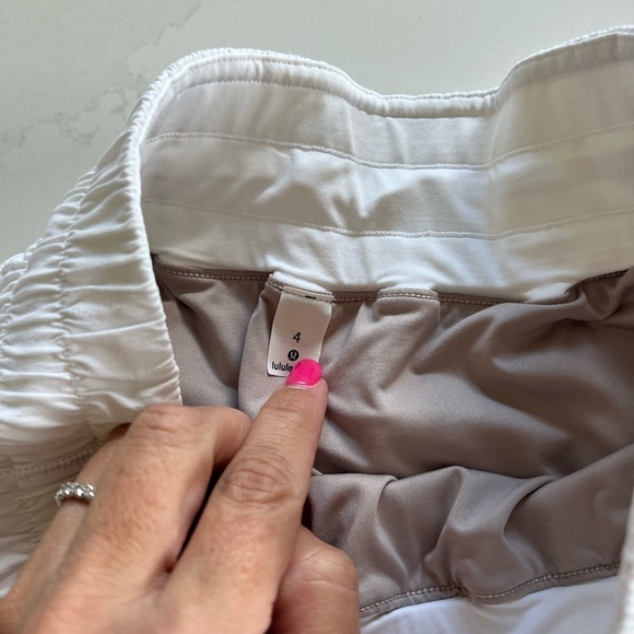 Lululemon Track That Short | White | 4 - Picture 2 of 4